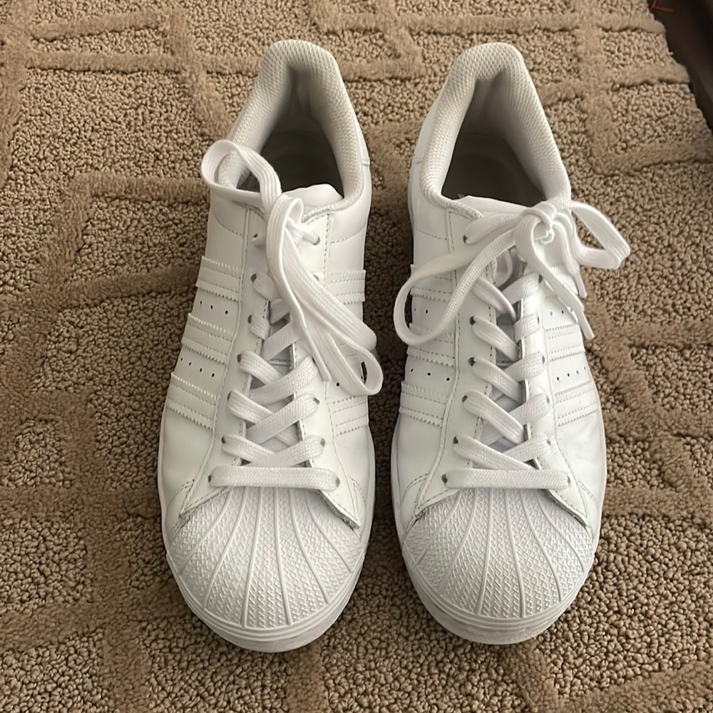 Adidas superstar all white